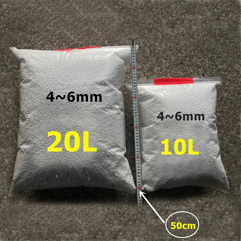 Event Z - 4-6mm 10L/20L Weiße Styroporkugeln zum Füllen