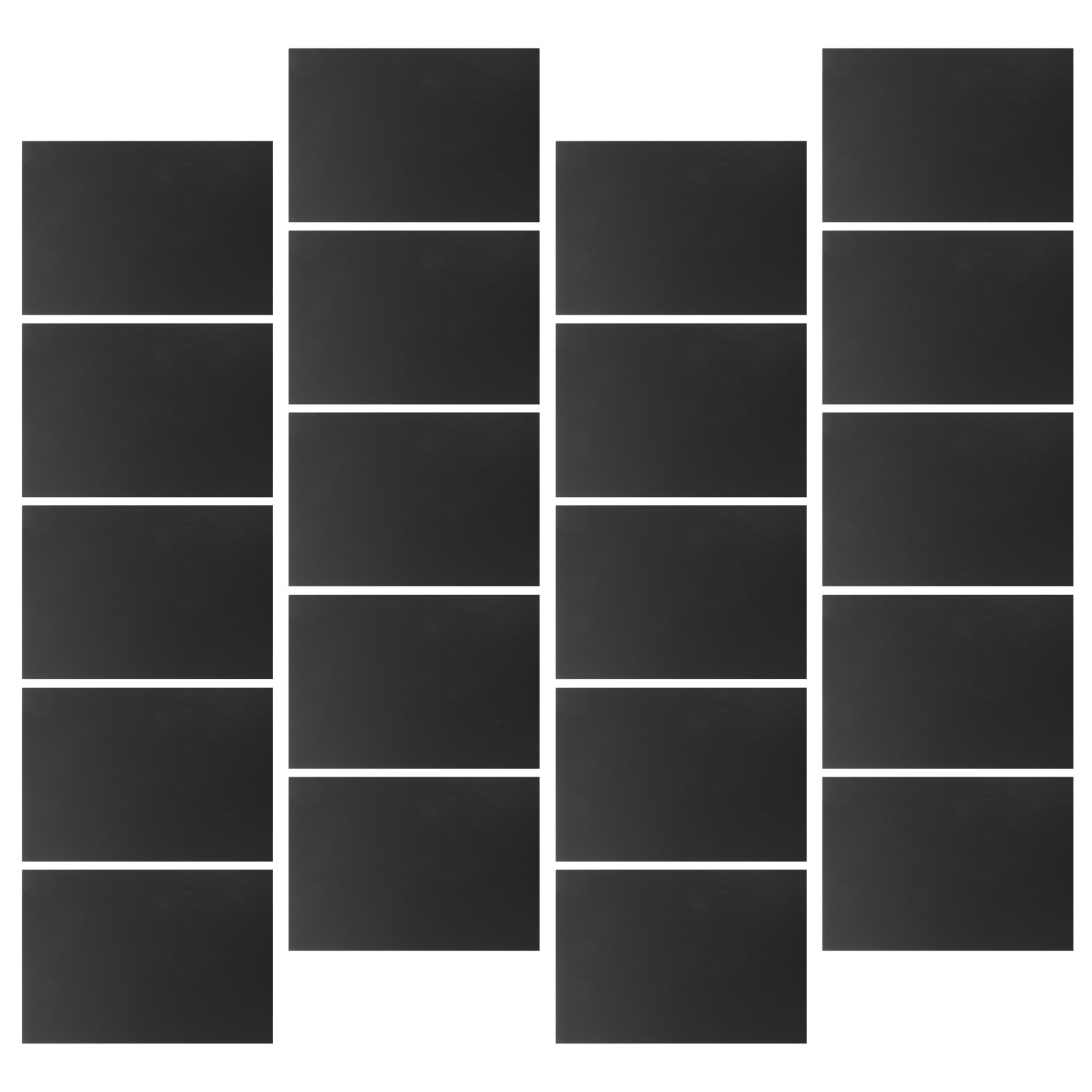 Papercraft Supply Invitation - 60 Stück schwarze, dicke Kartonbögen für