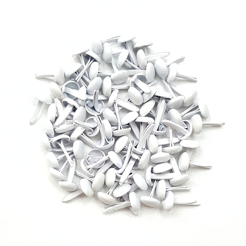 Papercraft Supply Invitation - 500 stücke 5mm Weiß Metall Brads