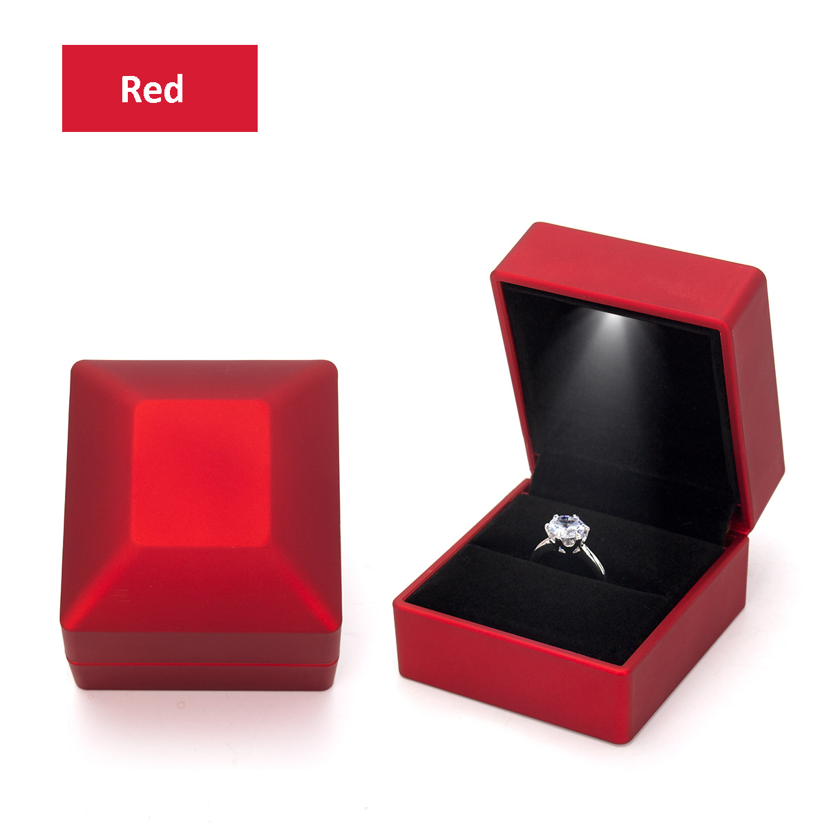 Event Z - Ringbox mit LED-Licht, Vorschlag, Verlobung, Halskette,