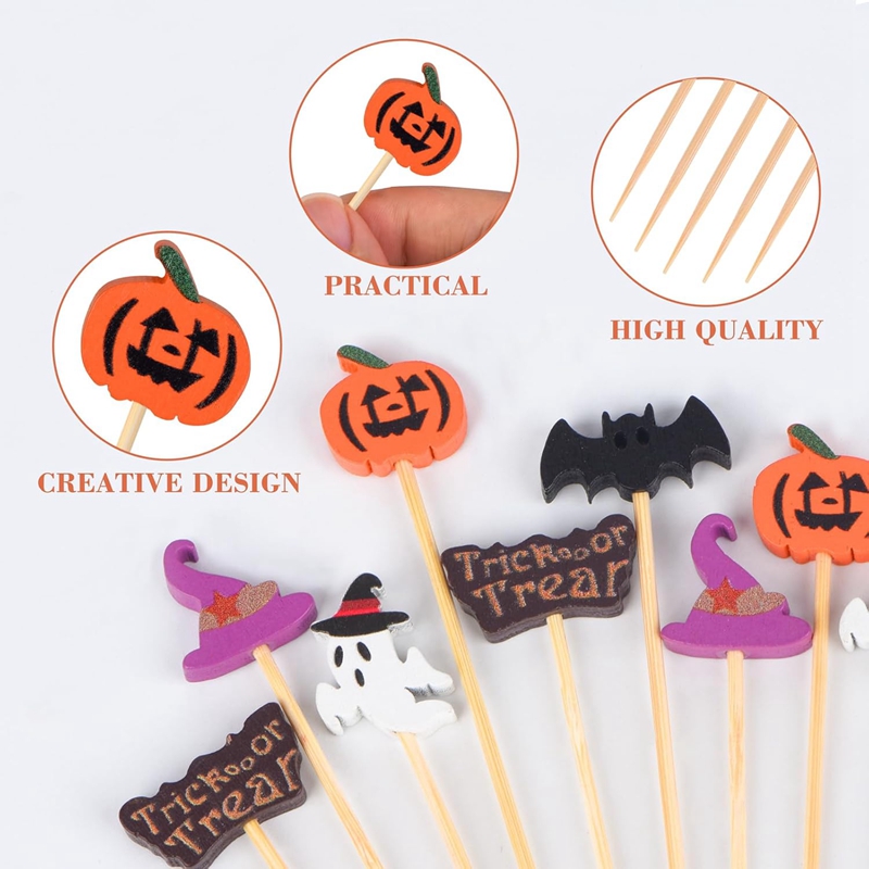 50/100Pcs Halloween Party Zahn – Centerpiece Stick Bewertung und Preis