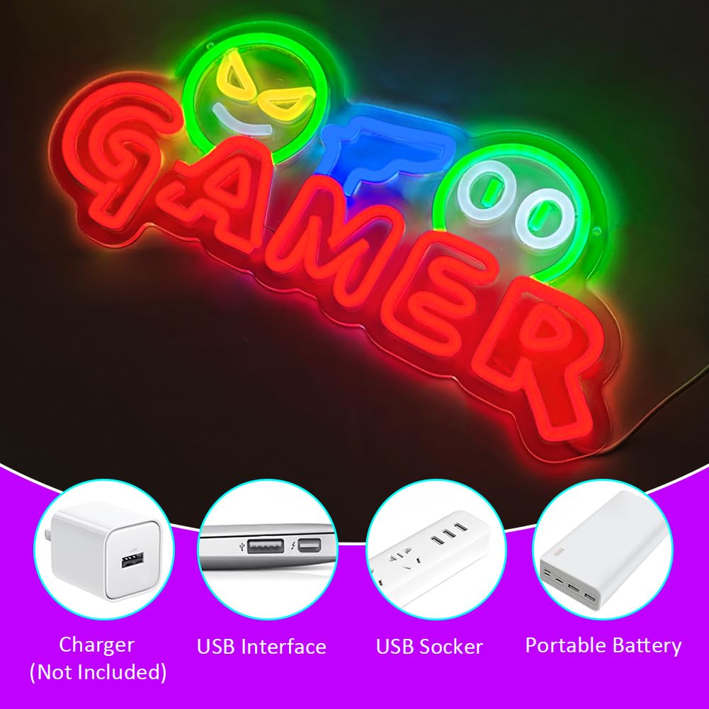 Gamer Neon-Schild LED-Wandleuc – Neon Sign Party Bewertung und Preis