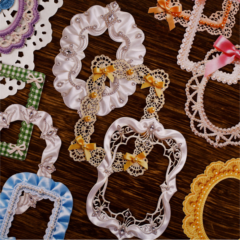 8 Blatt Vintage-Bandrand-Schle – Papercraft Supply Ribbon Bewertung und Preis