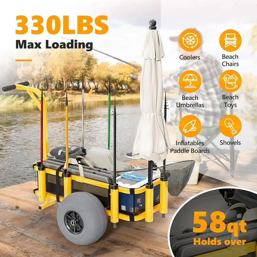 Strandwagen mit 13 Ballonräder – Balloon Pump Hand Bewertung und Preis