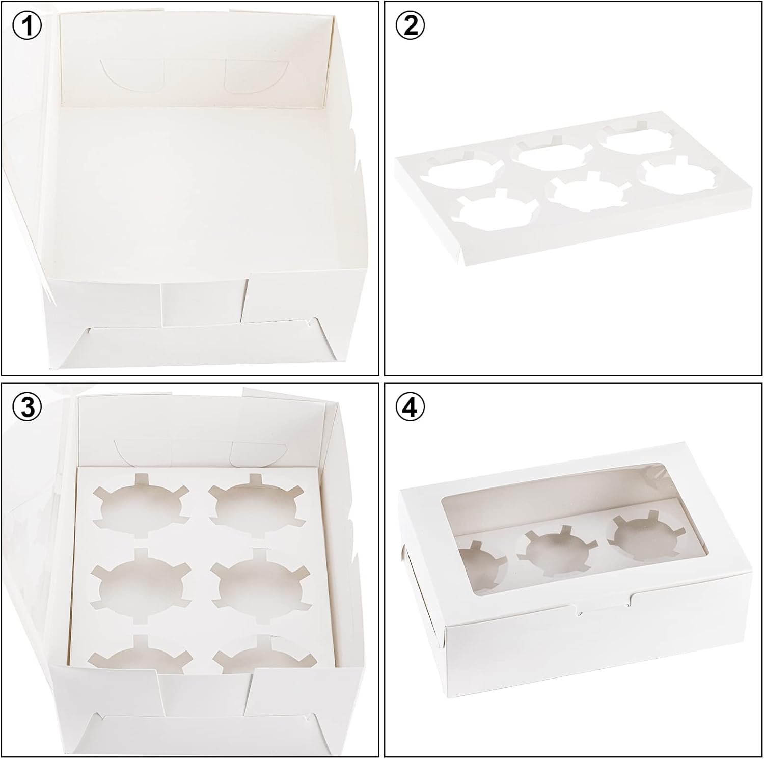 Cupcake-Boxen mit klarem Fenst – Event Party Box Bewertung und Preis