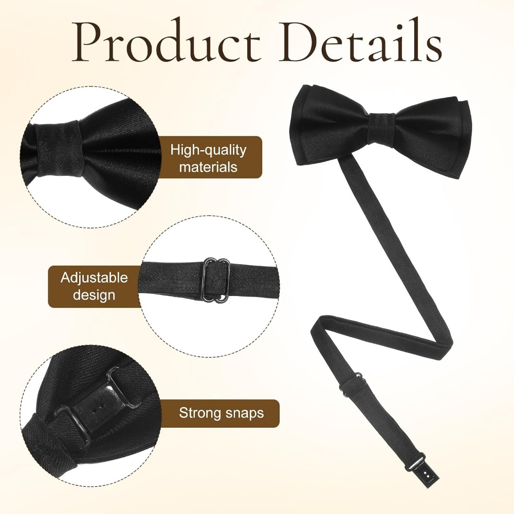 Herrenfliege, 2er-Pack Einfarb – Event & Party Supply Bewertung und Preis