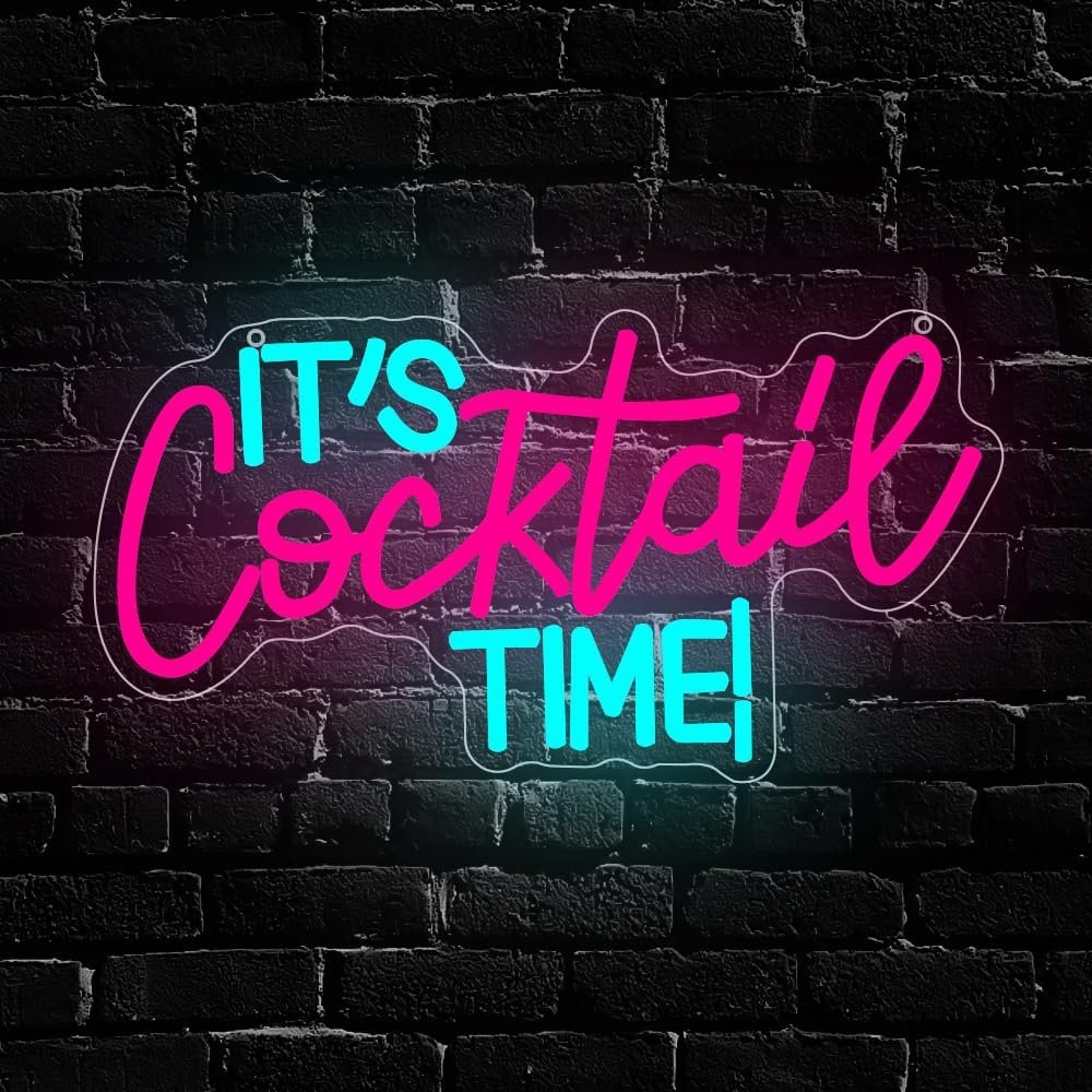 Cocktails Neonschild USB-Betri – Neon Sign Party Bewertung und Preis