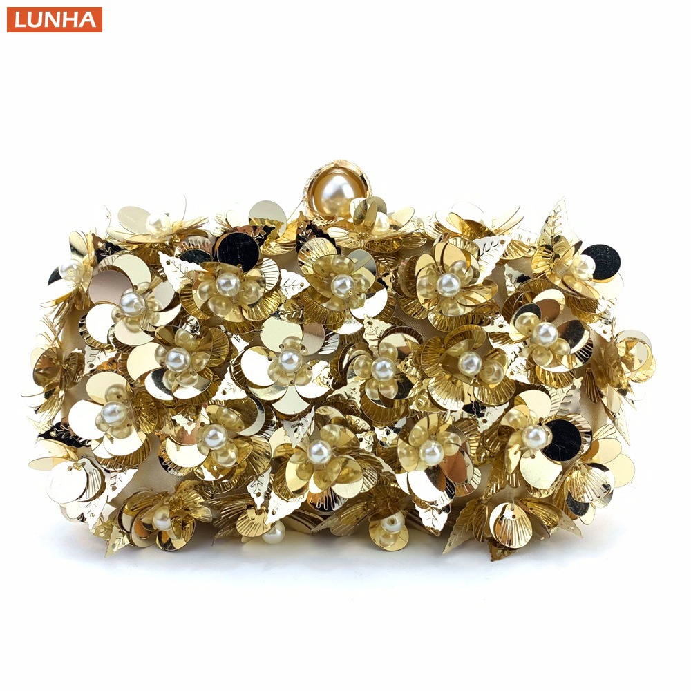 Damen Luxus Perlen Clutch Box  – Event Party Box Bewertung und Preis