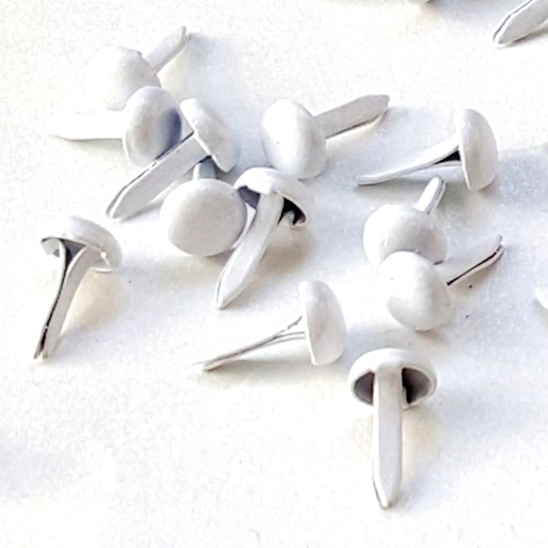 500 stücke 4,5mm Weiß Metall B – Papercraft Supply Invitation Bewertung und Preis