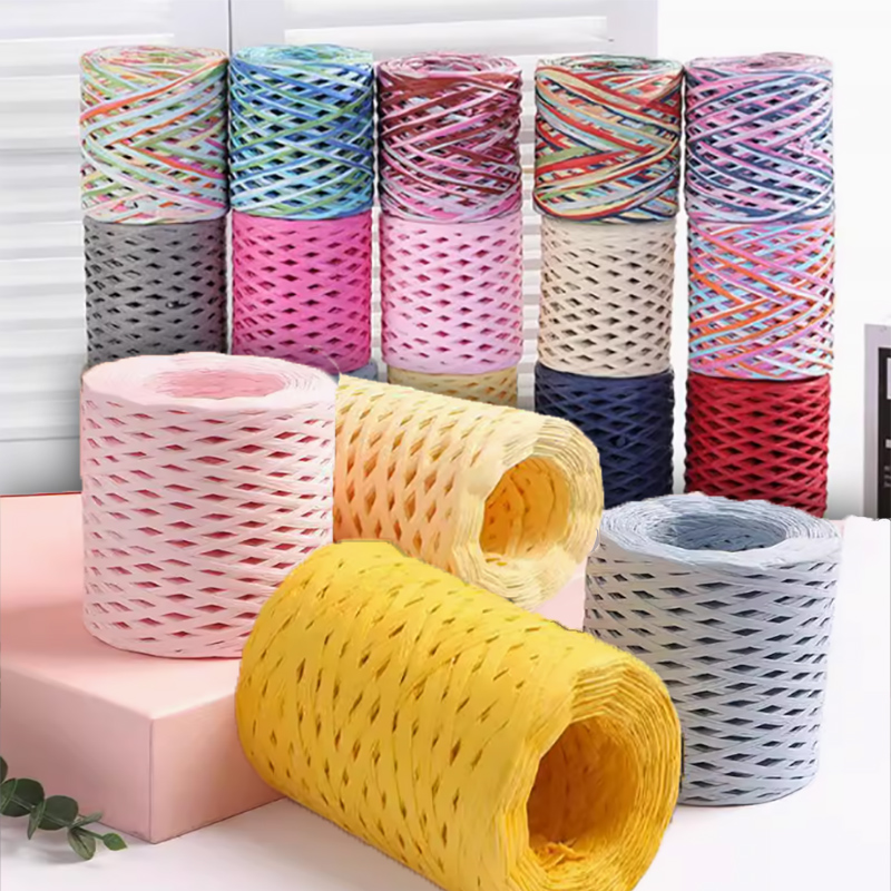200 mt/rolle Bast Papier Handw – Papercraft Supply Ribbon Bewertung und Preis