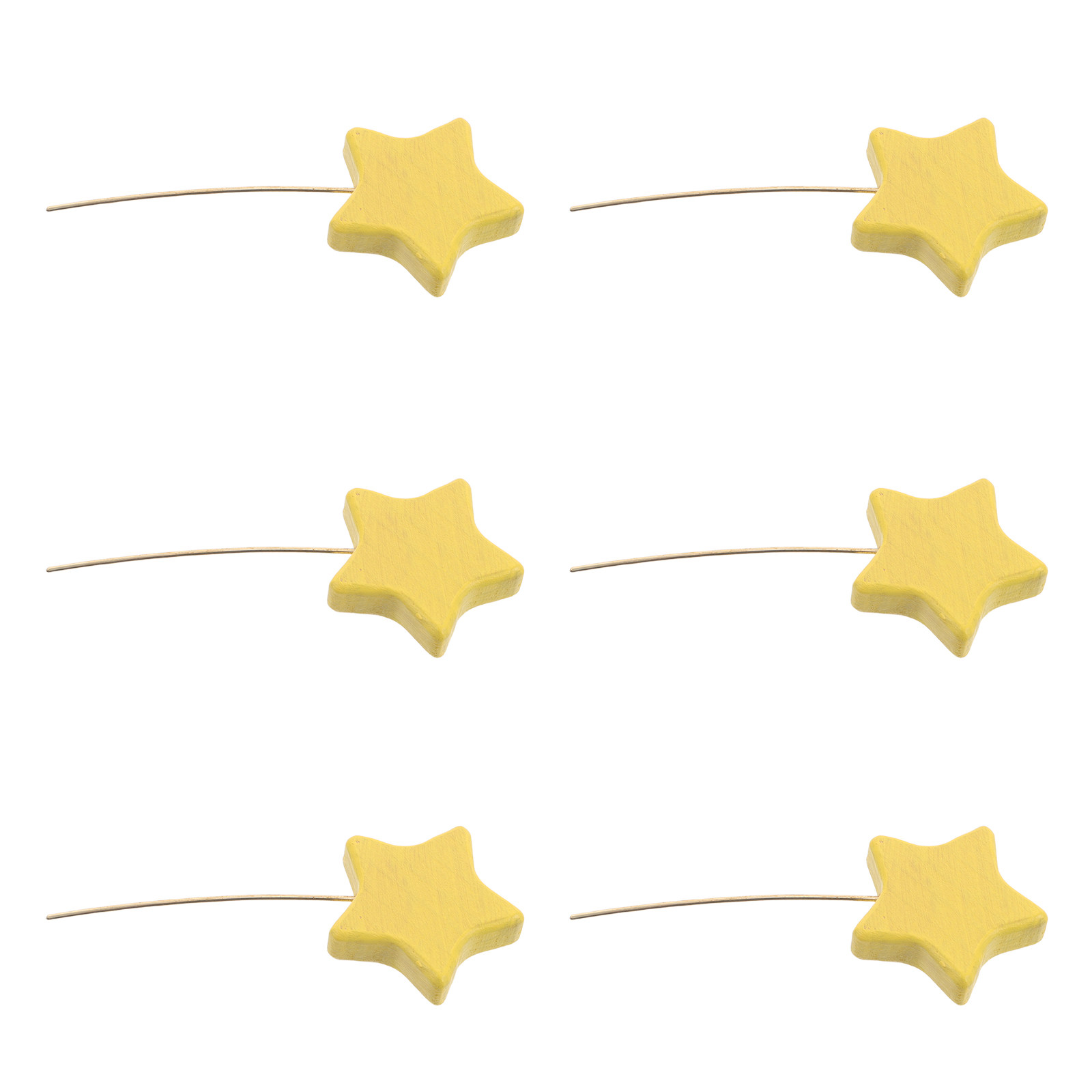 6 Stück Holzstern-Stäbchen, Mi – Centerpiece Stick Bewertung und Preis