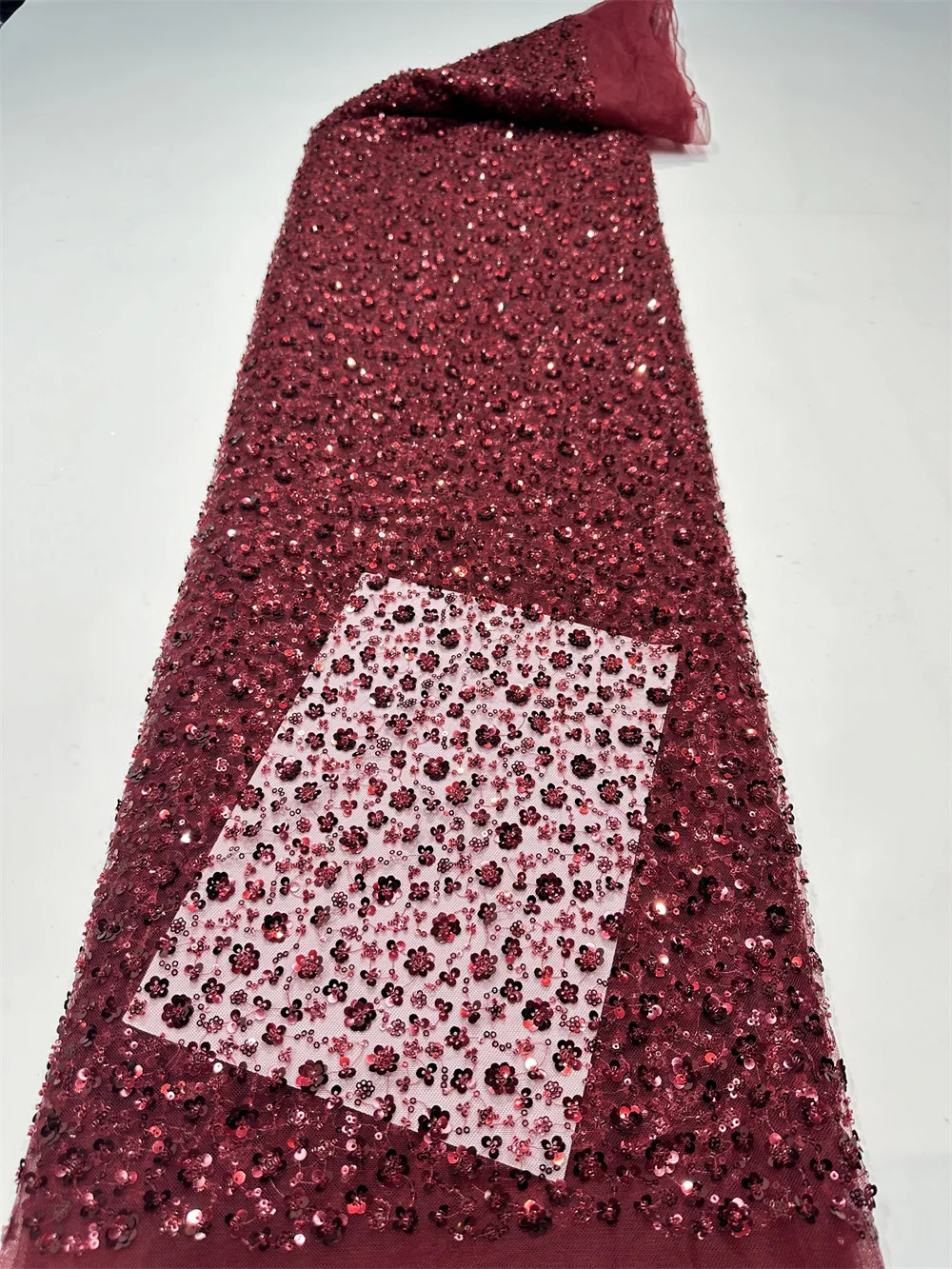 Afrikanischer Spitzenstoff 202 – Glitter Tablecloth Bewertung und Preis