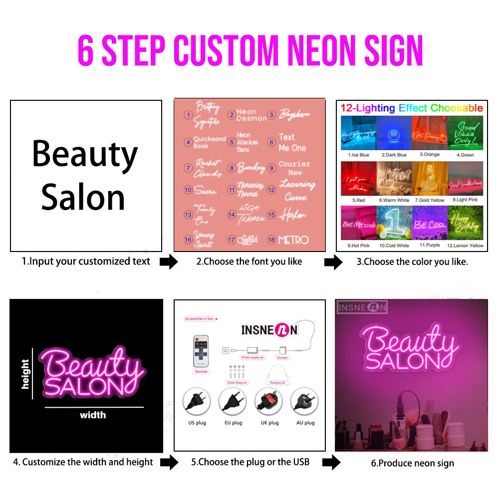 Individuelle LED-Neonschilder  – Neon Sign Party Bewertung und Preis