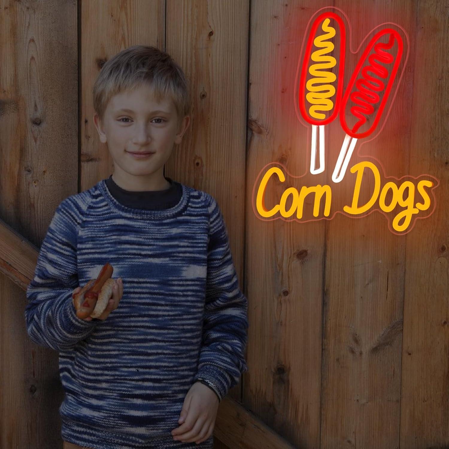 Corn Dog Neon-Schild Snack USB – Neon Sign Party Bewertung und Preis
